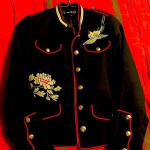 ZARA Mandarin Collar Military Jacet